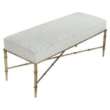Bridgeton Chenille Ottoman Bench